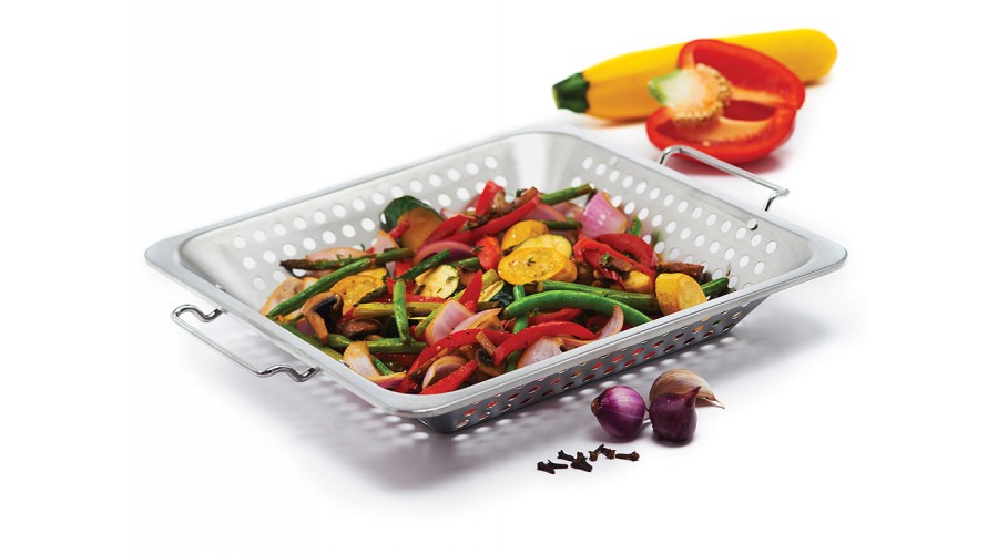 Grill wok - rozsdamentes