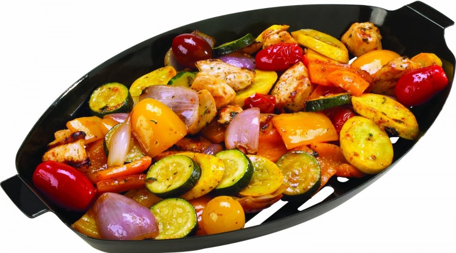 Zöldség grillező kosár